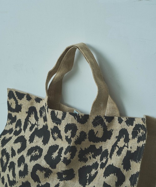 MAISON BENGAL（マイソンベンガル）の「Maison Bengal　レオパード柄BIGトート（トートバッグ・レディース・ベージュ・FREE）」の9枚目の写真