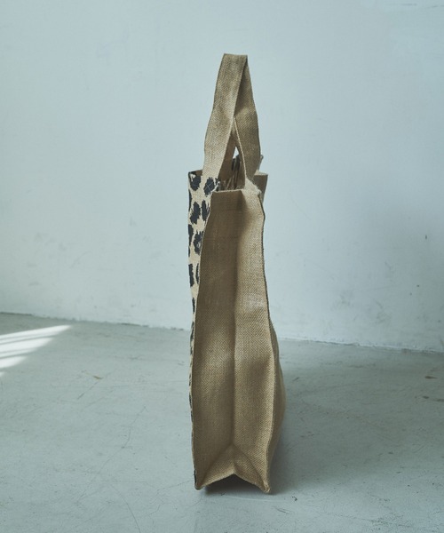 MAISON BENGAL（マイソンベンガル）の「Maison Bengal　レオパード柄BIGトート（トートバッグ・レディース・ベージュ・FREE）」の10枚目の写真