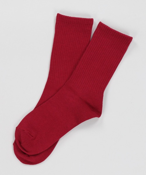 SPINNS(スピンズ)の「無地リブソックス/毎日使える!通勤 通学 にも最適◎(ソックス/靴下・レディース・ホワイト/ブラック/マスタード/ダークグリーン/パープル/ブルー/オレンジ/ピンク/ライトグリーン/ブルー系その他/レッド・ONESIZE)」の10枚目の写真