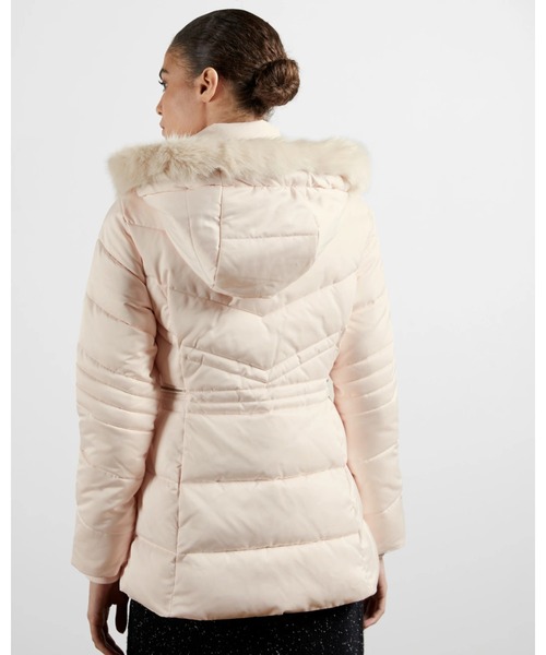 極美品　Ted Baker テッドベイカー ダウンジャケット ファー付 サイズ2 TED BAKER テッドベイカー ファー ダウンジャケット 【公式通販】