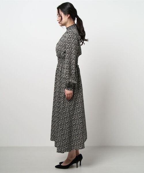 rps（アールピーエス）の「ハイネックスモッキングワンピース（ワンピース・レディース・ブラック/ベージュ/ブラック系その他2・M）」の12枚目の写真