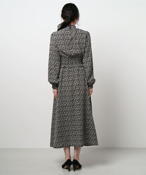 rps（アールピーエス）の「ハイネックスモッキングワンピース（ワンピース・レディース・ブラック/ベージュ/ブラック系その他2・M）」の5枚目の写真