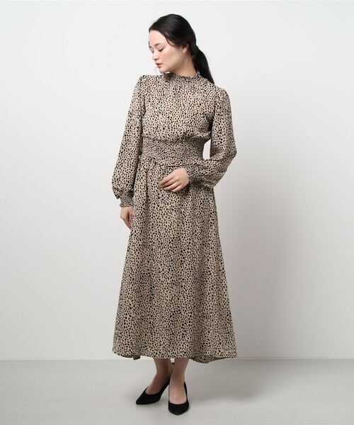 rps（アールピーエス）の「ハイネックスモッキングワンピース（ワンピース・レディース・ブラック/ベージュ/ブラック系その他2・M）」の10枚目の写真