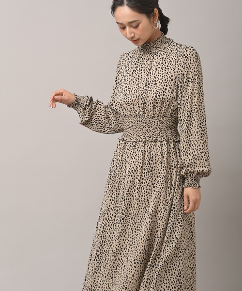 rps（アールピーエス）の「ハイネックスモッキングワンピース（ワンピース・レディース・ブラック/ベージュ/ブラック系その他2・M）」の9枚目の写真