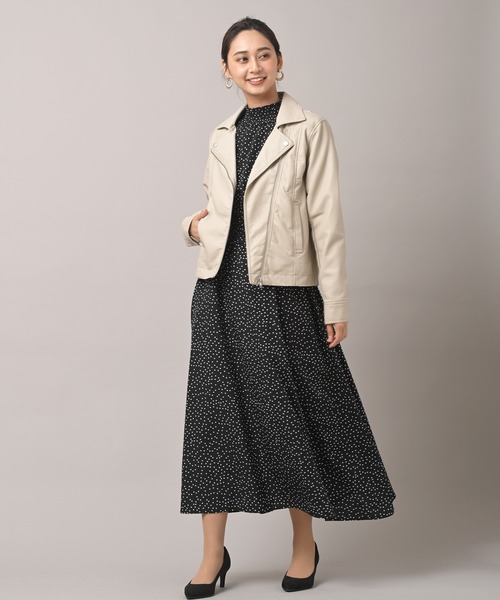 rps（アールピーエス）の「ハイネックスモッキングワンピース（ワンピース・レディース・ブラック/ベージュ/ブラック系その他2・M）」の16枚目の写真