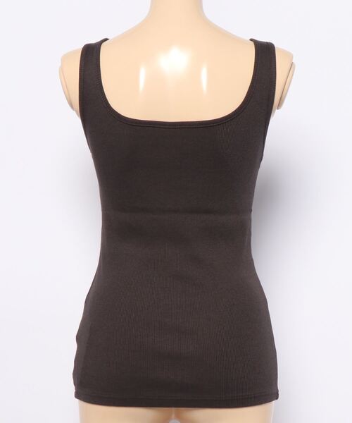 LOWRYS FARM（ローリーズファーム）の「スクエアタンク　934724（タンクトップ・レディース・チャコールグレー/ベージュ/ブルー/アイボリー/イエロー・MEDIUM/LARGE）」の13枚目の写真