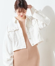 natural couture | 【WEB限定】オーバーサイズショート丈Gジャン(デニムジャケット)