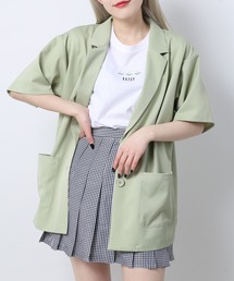 WC/カラー半袖ジャケット