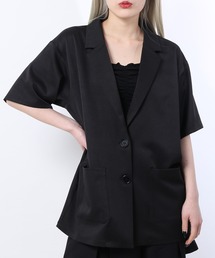 WC | WC/カラー半袖ジャケット(テーラードジャケット)