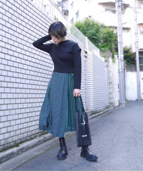 LASTFRAME（ラストフレーム）の「LASTFRAME ツートーンマーケットスモールバッグ（ショルダーバッグ・レディース・ブラック・FREE）」の5枚目の写真