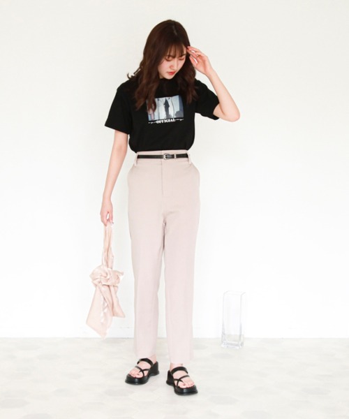 EPIMI E'PIMMY（エピミエピミー）の「センタープレスサイドスリットスラックスパンツ（スラックス・レディース・ブラック/モカ/ベージュ/ミント/ブルー/レモンイエロー/オレンジ/コーラル・MEDIUM）」の11枚目の写真