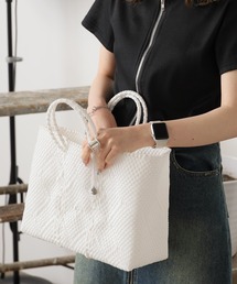 OJO DE MEX（オホデメックス）の「OJO DE MEX/オホデメックス Plastico CAGO Tote Chico カゴバッグ ハンドバック バケットバッグ バスケット 2026年春夏（かごバッグ）」