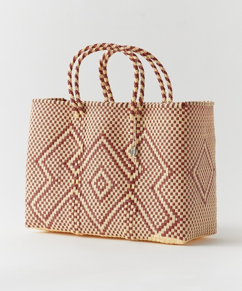 OJO DE MEX（オホデメックス）の「OJO DE MEX/オホデメックス Plastico CAGO Tote Chico カゴバッグ ハンドバック バケットバッグ バスケット メルカドバッグ 2026年 夏 夏服（かごバッグ・レディース・ブラック/ゴールド/ホワイト×レッド/ブラック×ゴールド/ホワイト/ホワイト×ブルー/ホワイト×シルバー/ネイビー/ブラック系/ネイビー系/ベージュ系その他/ブルー系その他/ホワイト系その他・ONE SIZE）」の20枚目の写真