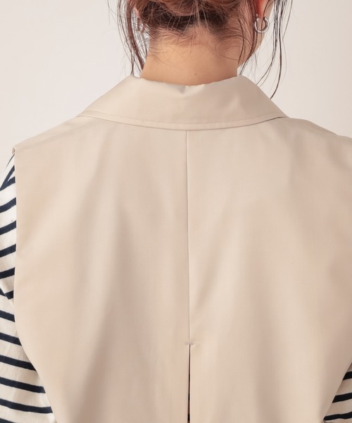 Chico（チコ）の「バックリボンジャケットベスト（ベスト・レディース・ホワイト/ブラック/ライトベージュ・FREE）」の21枚目の写真