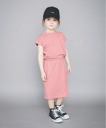 BRANSHES | 【WEB限定】後ろスリット半袖ワンピース(ワンピース)