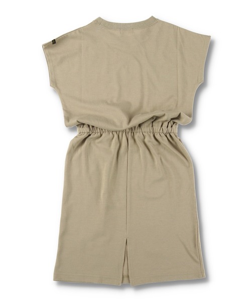 BRANSHES（ブランシェス）の「【WEB限定】後ろスリット半袖ワンピース（ワンピース・キッズ・ベージュ/ブラック/ブルー/ピンク・120cm/140cm/100cm/110cm/130cm/150cm）」の21枚目の写真