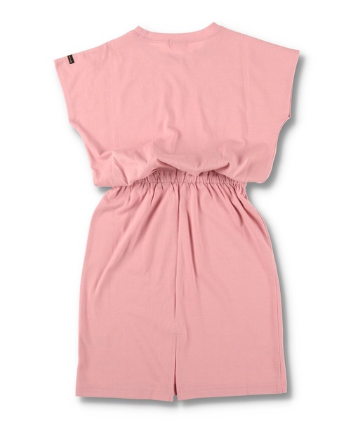 BRANSHES（ブランシェス）の「【WEB限定】後ろスリット半袖ワンピース（ワンピース・キッズ・ベージュ/ブラック/ブルー/ピンク・120cm/140cm/100cm/110cm/130cm/150cm）」の9枚目の写真