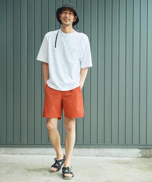 green label relaxing（グリーンレーベルリラクシング）の「別注 [ オニータ ] SC ONEITA GLR DRIPPING Tシャツ カットソー（Tシャツ/カットソー・メンズ・ホワイト/ベージュ・M/L）」の8枚目の写真