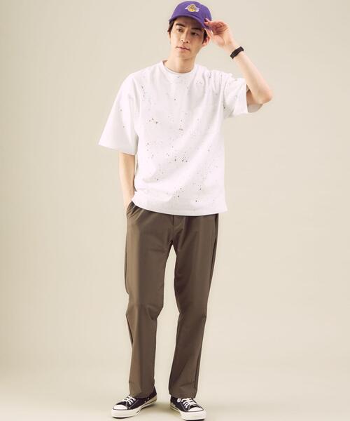 green label relaxing（グリーンレーベルリラクシング）の「別注 [ オニータ ] SC ONEITA GLR DRIPPING Tシャツ カットソー（Tシャツ/カットソー・メンズ・ホワイト/ベージュ・M/L）」の15枚目の写真