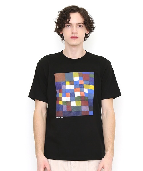 セール 花ひらいて パウル クレー コラボtシャツ ブラック Tシャツ カットソー Design Tshirts Store Graniph デザイン ティーシャツ ストア グラニフ のファッション通販 Zozotown