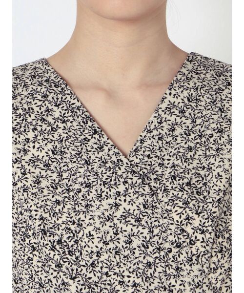 LAGUNAMOON（ラグナムーン）の「フラワーカシュクールワンピース（ワンピース・レディース・ブルー/アイボリー・MEDIUM/SMALL）」の12枚目の写真