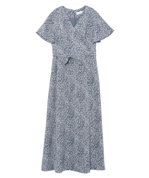 LAGUNAMOON（ラグナムーン）の「フラワーカシュクールワンピース（ワンピース・レディース・ブルー/アイボリー・MEDIUM/SMALL）」の8枚目の写真