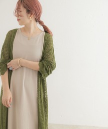 ITEMS URBANRESEARCH | 透かし編みニットロングカーディガン(カーディガン/ボレロ)