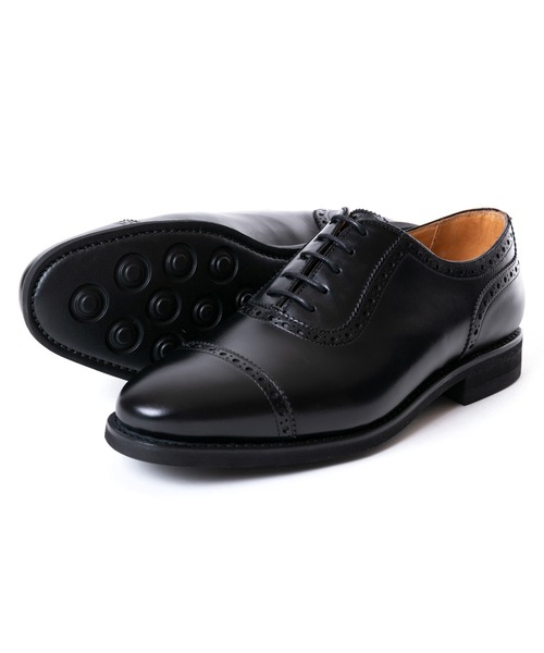 Berwick1707(バーウィック)の「Berwick バーウィック キャップトゥ 5277 ヴィブラム ソール(ドレスシューズ・メンズ・ブラック・7/6/6.5/8/7.5/8.5/5.5/5)」の3枚目の写真