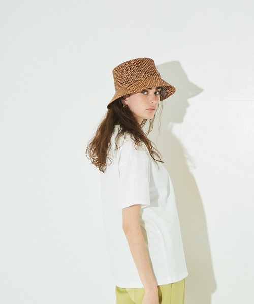 PUBLIC TOKYO(パブリックトウキョウ)の「アートグラフィックTEE/ウォッシャブル(Tシャツ/カットソー・レディース・オレンジ/ベージュ/ブルー・FREE)」の8枚目の写真