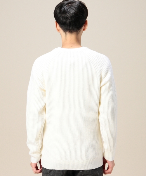 BEAUTY&YOUTH UNITED ARROWS(ビューティーアンドユースユナイテッドアローズ)の「BY ツイスト アゼ クルーネック ニット ◆(ニット/セーター・メンズ・ホワイト/ブラック/ネイビー・SMALL/MEDIUM/LARGE/X-LARGE)」の13枚目の写真