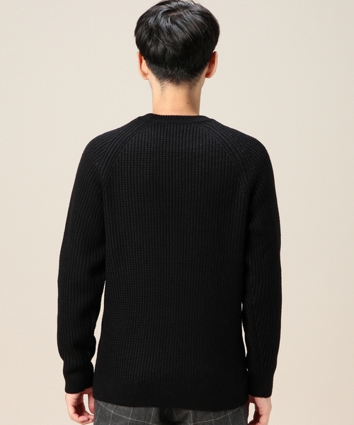 BEAUTY&YOUTH UNITED ARROWS(ビューティーアンドユースユナイテッドアローズ)の「BY ツイスト アゼ クルーネック ニット ◆(ニット/セーター・メンズ・ホワイト/ブラック/ネイビー・SMALL/MEDIUM/LARGE/X-LARGE)」の15枚目の写真