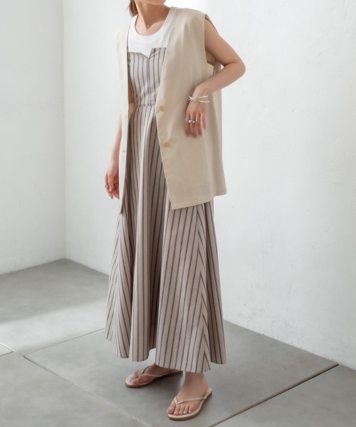 mystic（ミスティック）の「ロングベスト（ベスト・レディース・ブラック/アイボリー・FREE）」の10枚目の写真