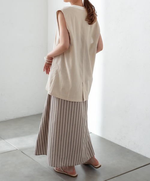 mystic（ミスティック）の「ロングベスト（ベスト・レディース・ブラック/アイボリー・FREE）」の5枚目の写真