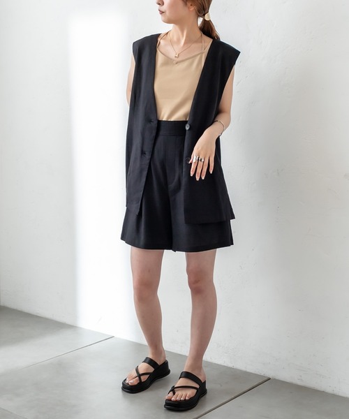 mystic（ミスティック）の「ロングベスト（ベスト・レディース・ブラック/アイボリー・FREE）」の14枚目の写真