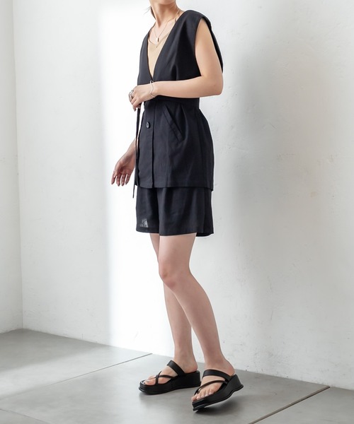 mystic（ミスティック）の「ロングベスト（ベスト・レディース・ブラック/アイボリー・FREE）」の21枚目の写真