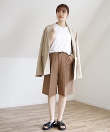 UNFIELD | 【UNFIELD リネン混ショートパンツ】(その他パンツ)