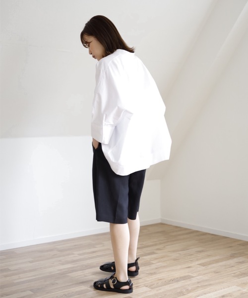 UNFIELD（アンフィールド）の「【UNFIELD リネン混ショートパンツ】（その他パンツ・レディース・ブラック/ベージュ/ナチュラル・FREE）」の11枚目の写真