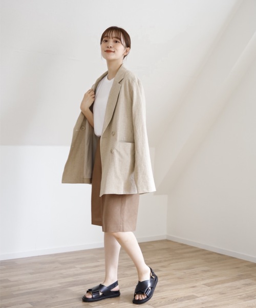 UNFIELD（アンフィールド）の「【UNFIELD リネン混ショートパンツ】（その他パンツ・レディース・ブラック/ベージュ/ナチュラル・FREE）」の17枚目の写真