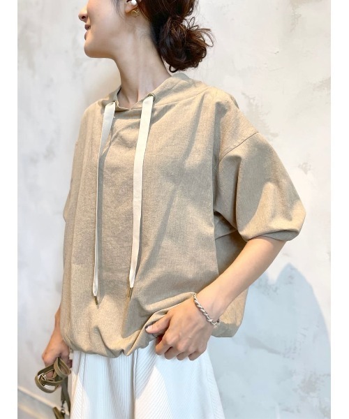 BEARDSLEY(ビアズリー)の「パーカー風プルオーバー(その他アウター・レディース・ネイビー/サンドベージュ・FREE)」の21枚目の写真