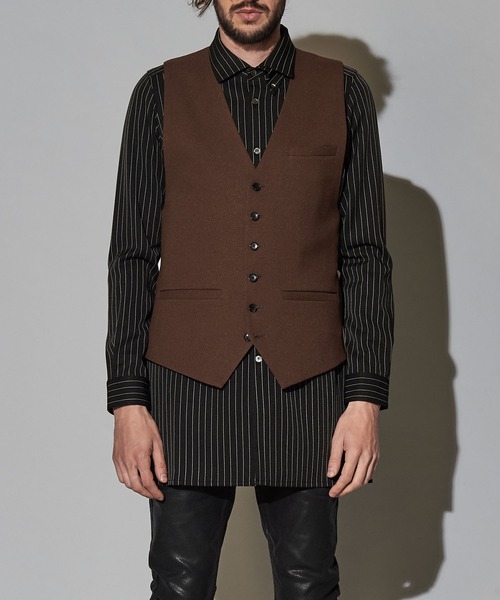 NO ID.（ノーアイディ）の「スタプレツイルストレッチベスト（ベスト・メンズ・グレー/ブラック/ブラウン・2/1）」の4枚目の写真