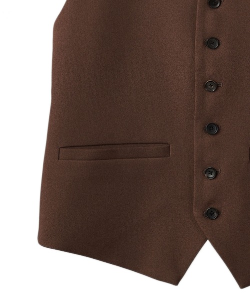 NO ID.（ノーアイディ）の「スタプレツイルストレッチベスト（ベスト・メンズ・グレー/ブラック/ブラウン・2/1）」の10枚目の写真