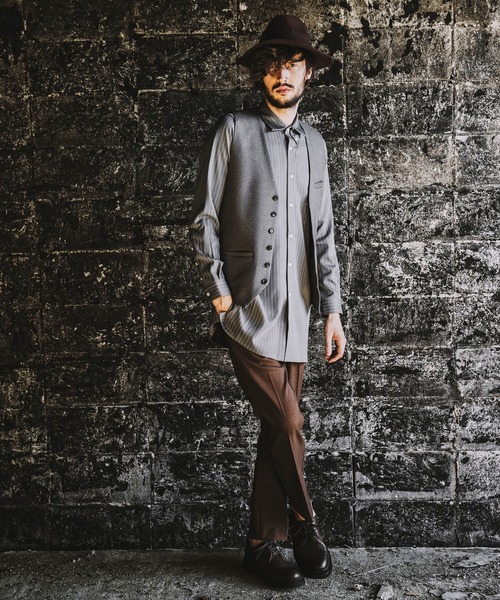 NO ID.（ノーアイディ）の「スタプレツイルストレッチベスト（ベスト・メンズ・グレー/ブラック/ブラウン・2/1）」の21枚目の写真