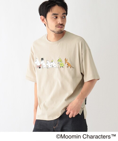 セール Moomin ムーミン フロント刺繍 コットン半袖tシャツ Tシャツ カットソー Moomin ムーミン のファッション通販 Zozotown