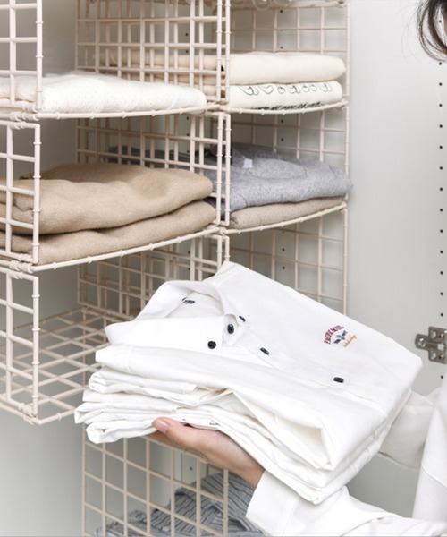 aimoha（アイモハ）の「吊るして便利！収納ラック【B】（収納グッズ・レディース・ベージュ・FREE）」の4枚目の写真