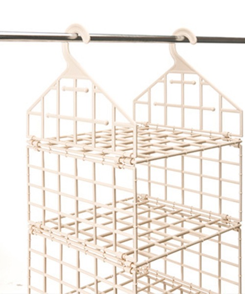 aimoha（アイモハ）の「吊るして便利！収納ラック【B】（収納グッズ・レディース・ベージュ・FREE）」の12枚目の写真