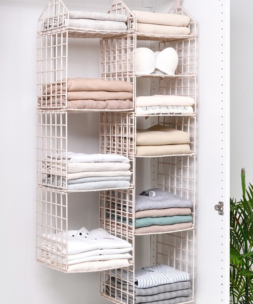 aimoha（アイモハ）の「吊るして便利！収納ラック【B】（収納グッズ・レディース・ベージュ・FREE）」の16枚目の写真