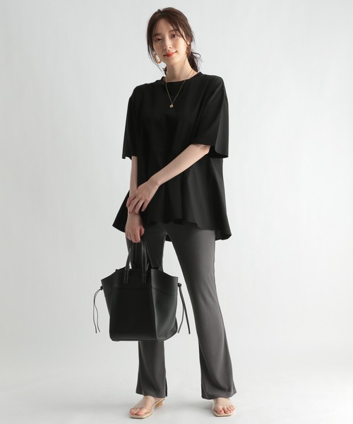 Andemiu(アンデミュウ)の「【ブラックWEB限定】ノットハンドルトート956739(ショルダーバッグ・レディース・ブラック/ベージュ/ブラウン・FREE)」の11枚目の写真