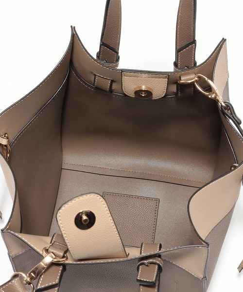 Andemiu(アンデミュウ)の「【ブラックWEB限定】ノットハンドルトート956739(ショルダーバッグ・レディース・ブラック/ベージュ/ブラウン・FREE)」の12枚目の写真