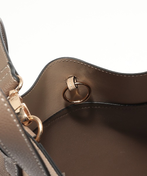 Andemiu(アンデミュウ)の「【ブラックWEB限定】ノットハンドルトート956739(ショルダーバッグ・レディース・ブラック/ベージュ/ブラウン・FREE)」の20枚目の写真