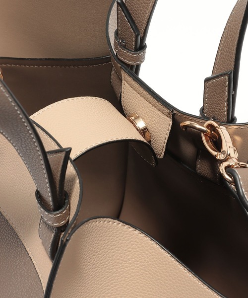 Andemiu(アンデミュウ)の「【ブラックWEB限定】ノットハンドルトート956739(ショルダーバッグ・レディース・ブラック/ベージュ/ブラウン・FREE)」の18枚目の写真